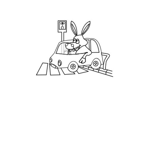 Bajkowe auta - bajkowy kierowca