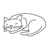 Kolorowanka kot kot 3