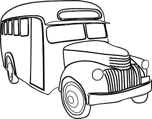 Kolorowanki ciekawy autobus