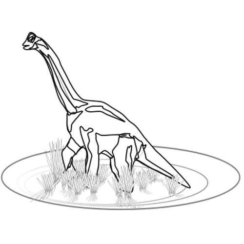 Kolorowanki duzy dinozaur