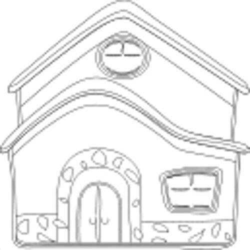 Kolorowanka – dom 3