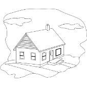Kolorowanki domy – dom 6