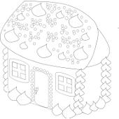 Kolorowanki domy – słodki domek