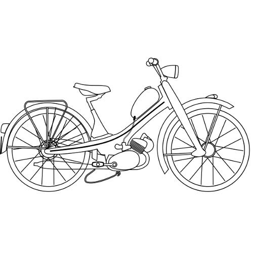 Kolorowanki motor - motocykl 6