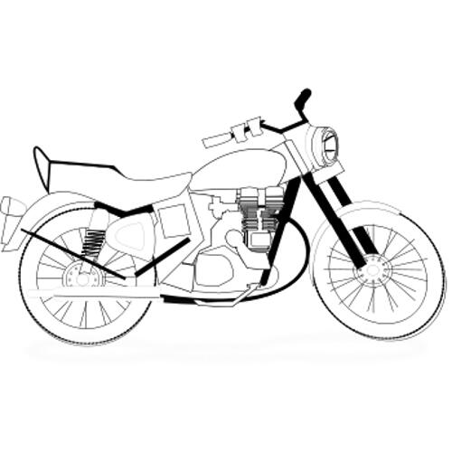 Kolorowanki motor 14