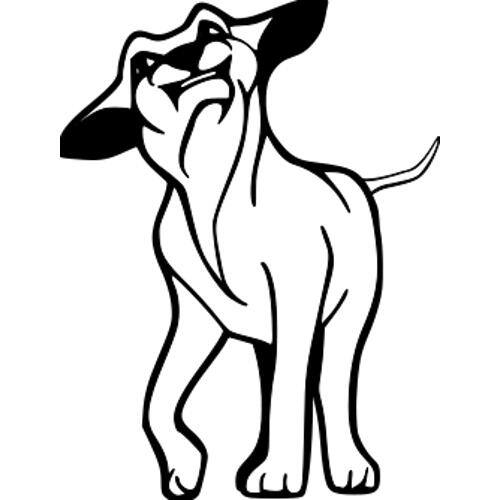 Malowanka do druku - pies