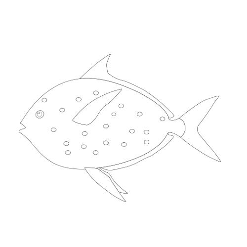 Kolorowanki ryby - ryba