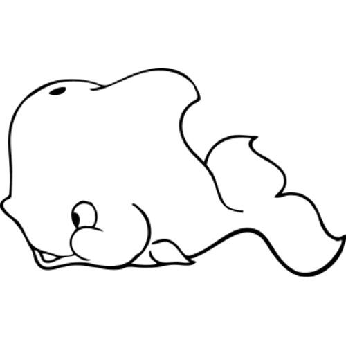 Bajkowy wieloryb kolorowanka