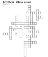 Krzy��wki zabawy s�owem - 11