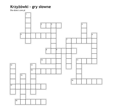 Krzy��wki - Gry s�owne - 47