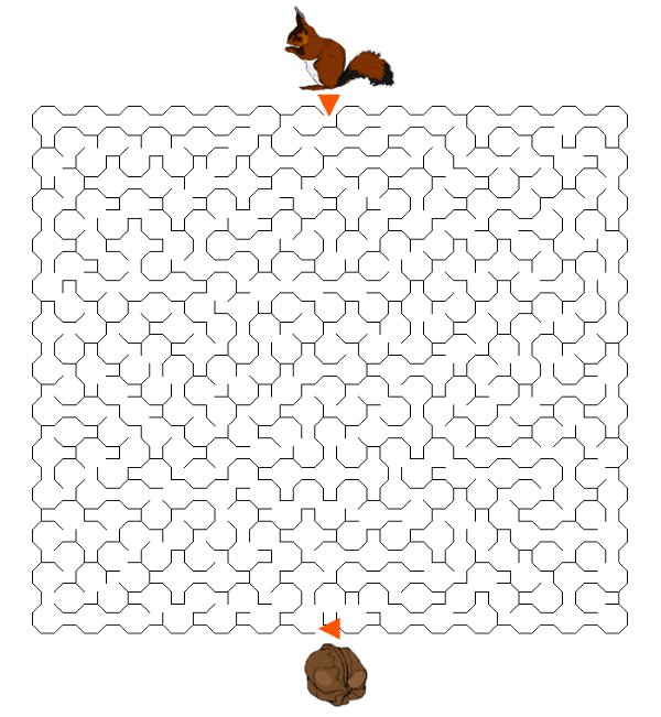 Labirynty o�miok�tne trudne wiewi�rka