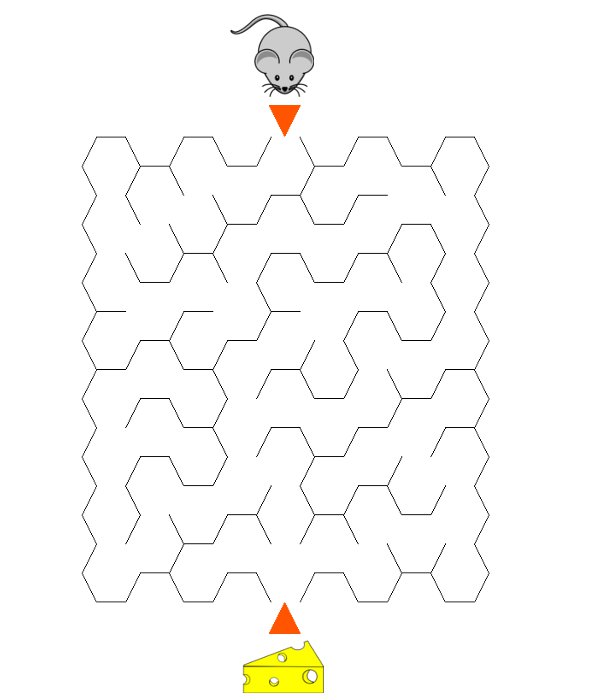 Labirynty sze�ciok�tne �atwe ser