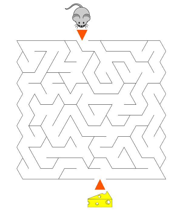 Labirynty tr�jkatne �atwe ser