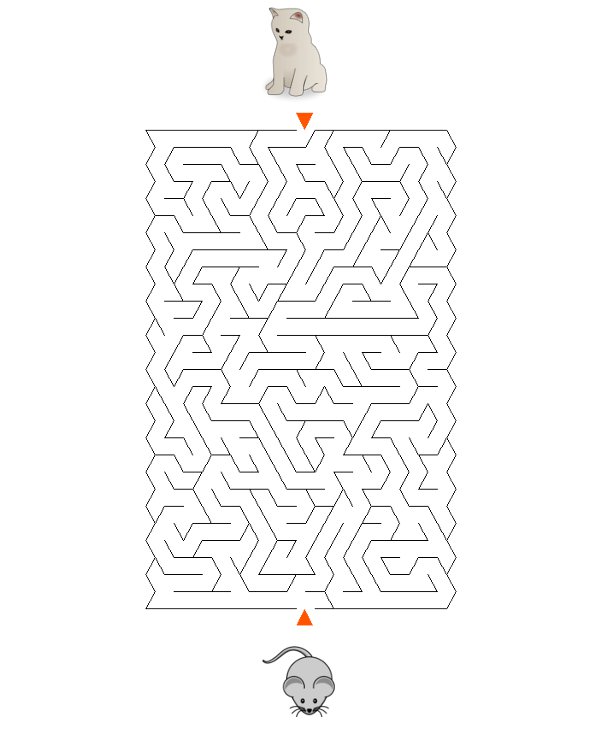 Labirynty tr�jk�tne �rednie kot