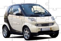 Puzzle auta - smart