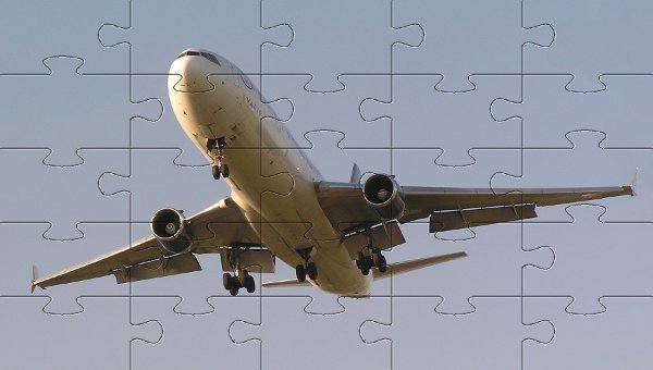 Puzzle do wykonania - samolot